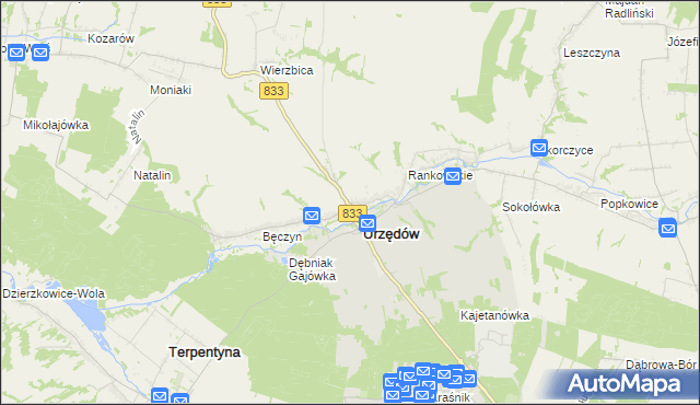 mapa Mikuszewskie, Mikuszewskie na mapie Targeo