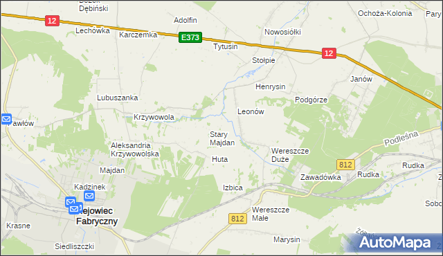 mapa Niemirów gmina Rejowiec, Niemirów gmina Rejowiec na mapie Targeo