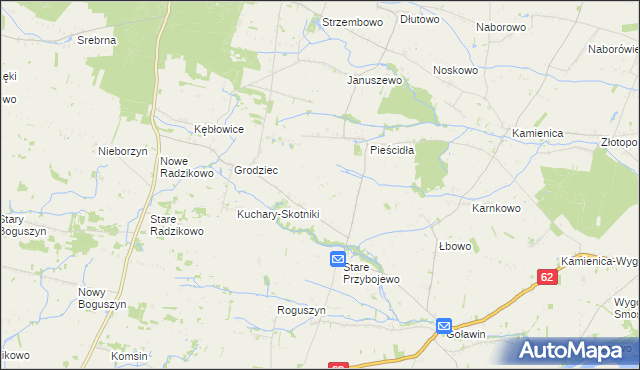 mapa Nowe Przybojewo, Nowe Przybojewo na mapie Targeo