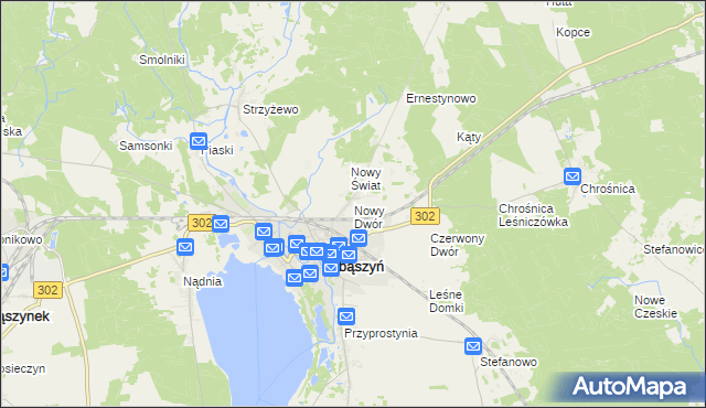 mapa Nowy Dwór gmina Zbąszyń, Nowy Dwór gmina Zbąszyń na mapie Targeo