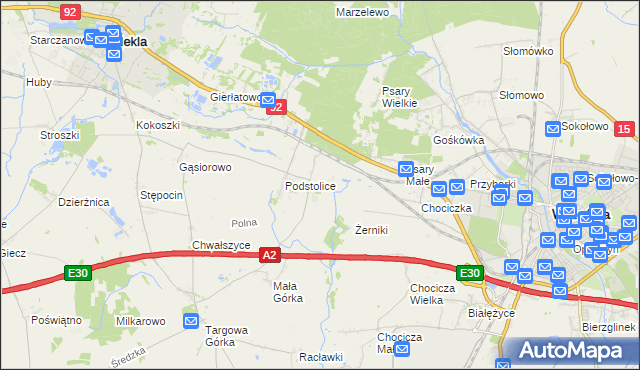 mapa Opatówko, Opatówko na mapie Targeo