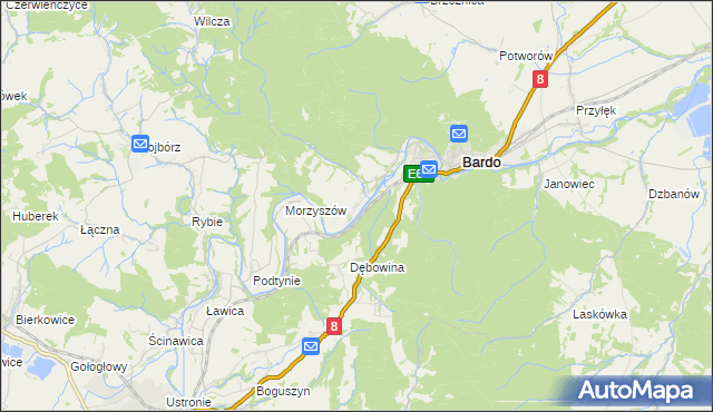 mapa Opolnica, Opolnica na mapie Targeo
