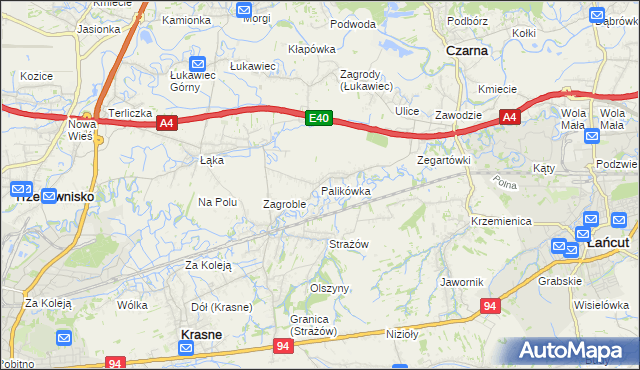 mapa Palikówka, Palikówka na mapie Targeo