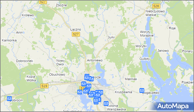 mapa Plebania Wólka, Plebania Wólka na mapie Targeo