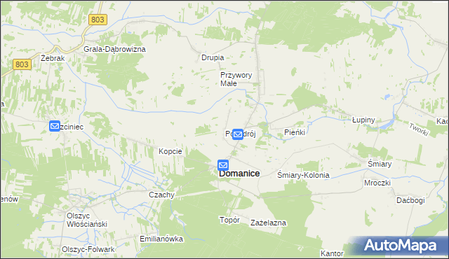 mapa Podzdrój, Podzdrój na mapie Targeo