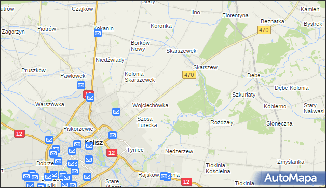 mapa Pólko gmina Żelazków, Pólko gmina Żelazków na mapie Targeo