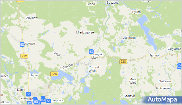 mapa Pomysk Mały, Pomysk Mały na mapie Targeo