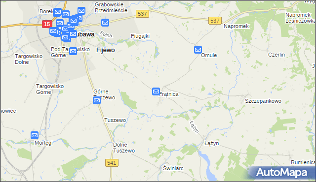 mapa Prątnica, Prątnica na mapie Targeo