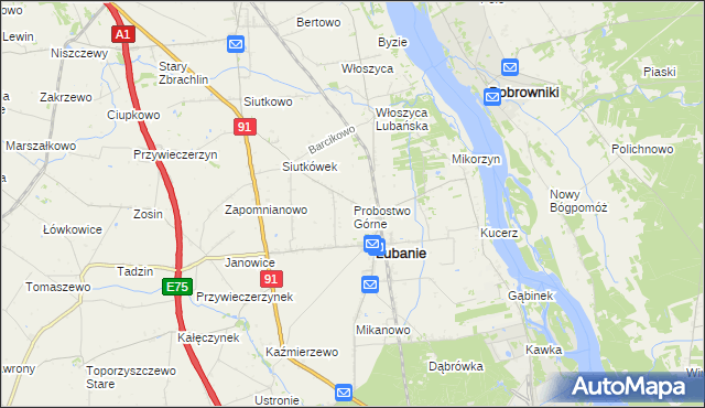 mapa Probostwo Górne, Probostwo Górne na mapie Targeo