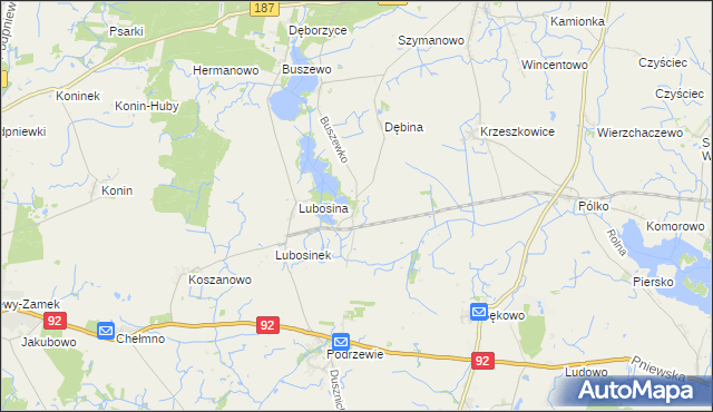 mapa Przystanki, Przystanki na mapie Targeo