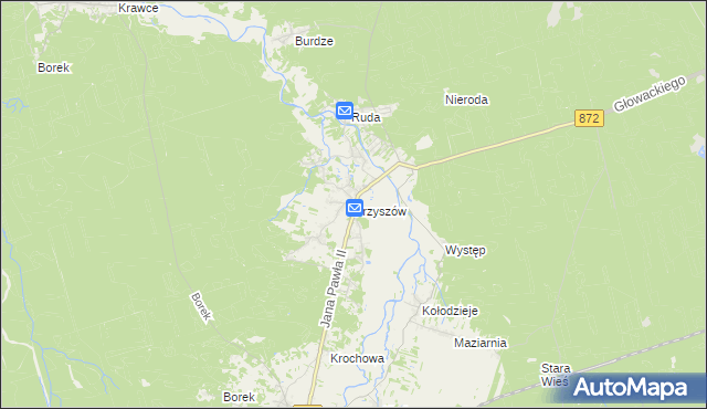 mapa Przyszów, Przyszów na mapie Targeo