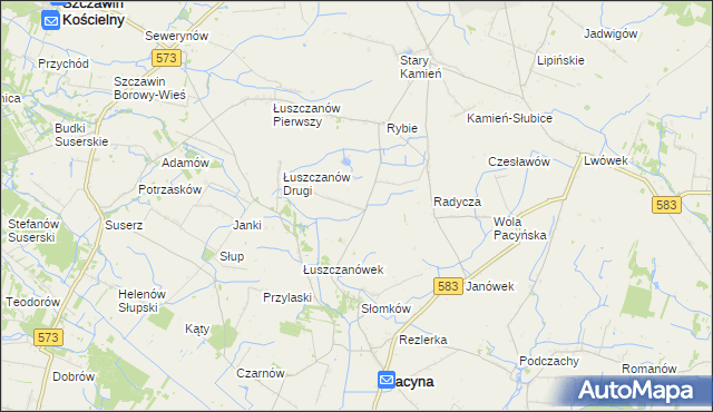 mapa Robertów, Robertów na mapie Targeo