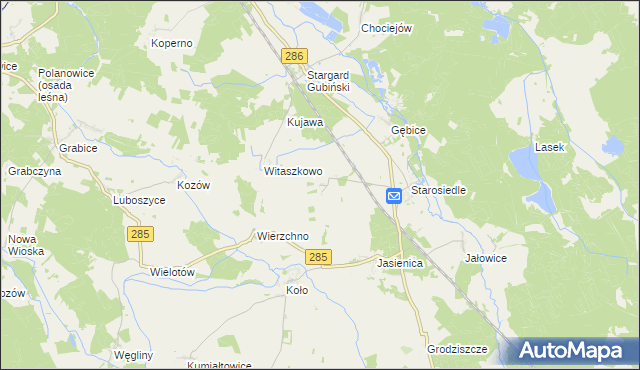mapa Sieńsk, Sieńsk na mapie Targeo
