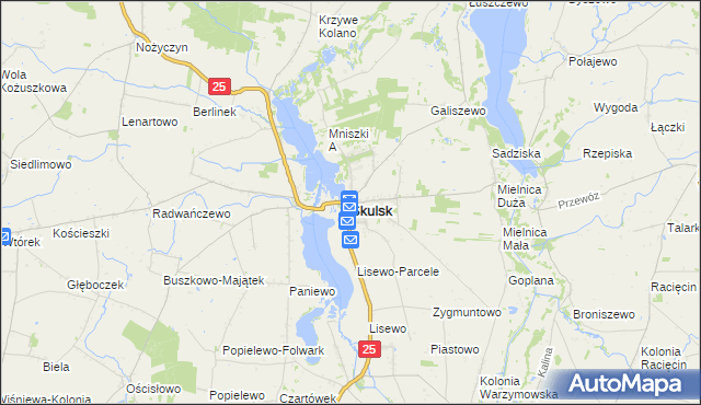 mapa Skulsk, Skulsk na mapie Targeo