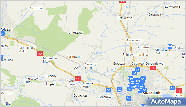 mapa Smardy Górne, Smardy Górne na mapie Targeo
