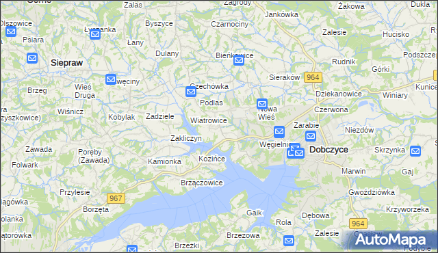 mapa Stojowice, Stojowice na mapie Targeo