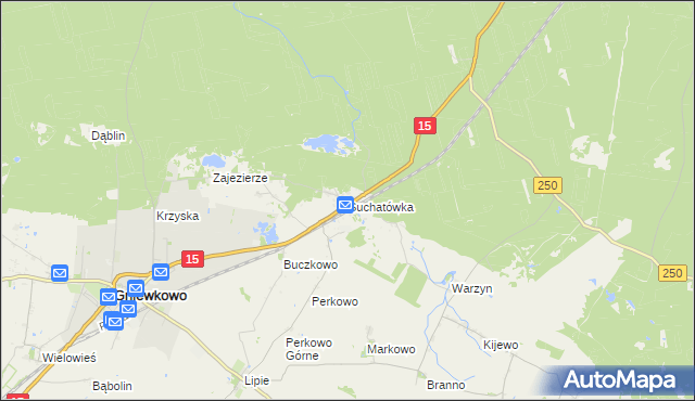 mapa Suchatówka, Suchatówka na mapie Targeo