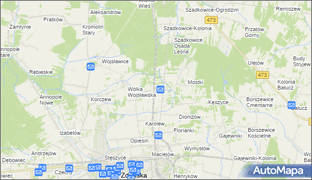 mapa Suchoczasy, Suchoczasy na mapie Targeo