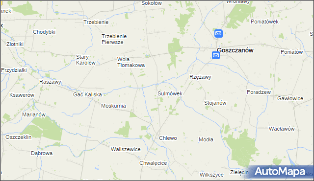 mapa Sulmówek, Sulmówek na mapie Targeo