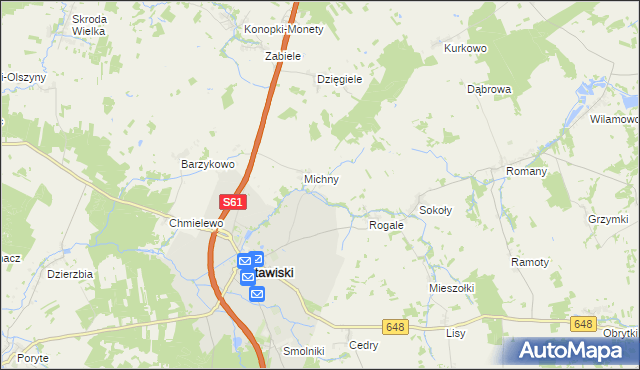 mapa Tafiły, Tafiły na mapie Targeo