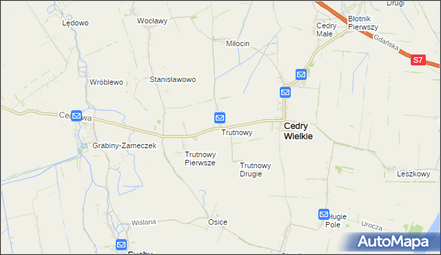 mapa Trutnowy, Trutnowy na mapie Targeo