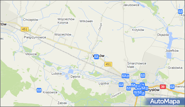 mapa Wilków powiat namysłowski, Wilków powiat namysłowski na mapie Targeo