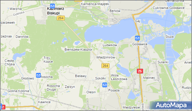 mapa Władzimirów, Władzimirów na mapie Targeo
