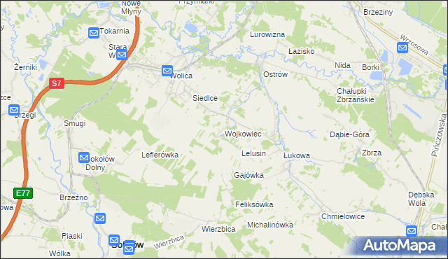 mapa Wojkowiec, Wojkowiec na mapie Targeo