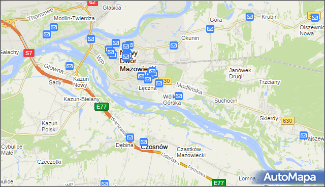 mapa Wólka Górska, Wólka Górska na mapie Targeo