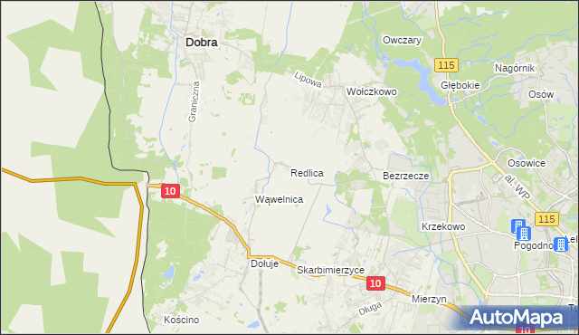 mapa Redlica, Redlica na mapie Targeo