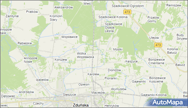 mapa Suchoczasy, Suchoczasy na mapie Targeo