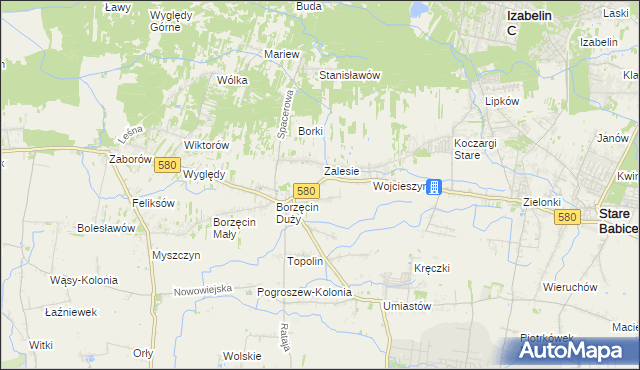 mapa Wierzbin, Wierzbin na mapie Targeo