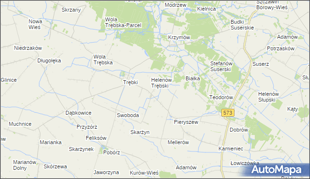 mapa Witoldów gmina Szczawin Kościelny, Witoldów gmina Szczawin Kościelny na mapie Targeo