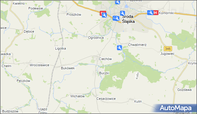 mapa Ciechów, Ciechów na mapie Targeo