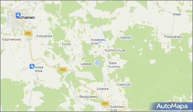 mapa Gorbacze, Gorbacze na mapie Targeo