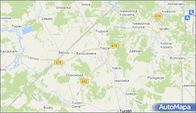 mapa Markowszczyzna, Markowszczyzna na mapie Targeo