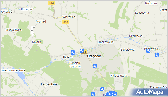 mapa Mikuszewskie, Mikuszewskie na mapie Targeo