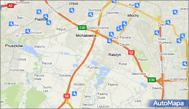 mapa Nowe Grocholice, Nowe Grocholice na mapie Targeo