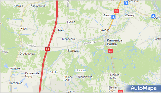 mapa Rudnik Wielki, Rudnik Wielki na mapie Targeo