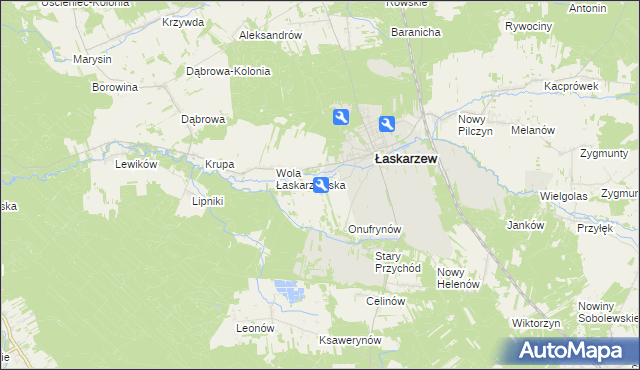 mapa Sośninka, Sośninka na mapie Targeo