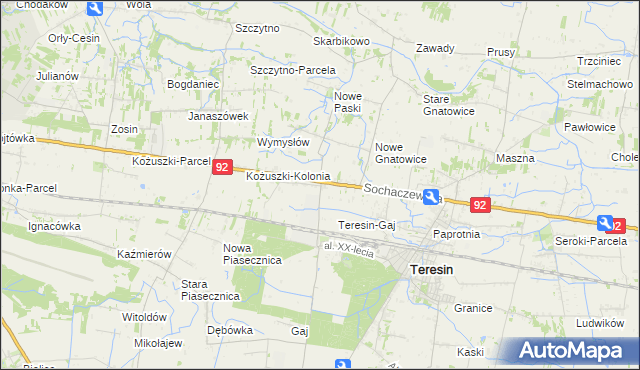 mapa Topołowa, Topołowa na mapie Targeo