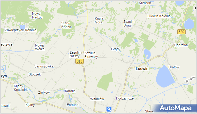 mapa Godziembów, Godziembów na mapie Targeo