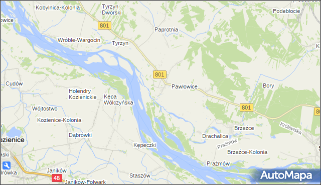 mapa Piotrowice gmina Stężyca, Piotrowice gmina Stężyca na mapie Targeo