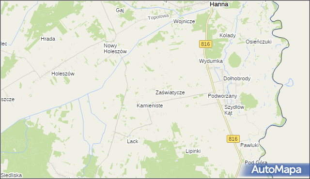 mapa Zaświatycze, Zaświatycze na mapie Targeo