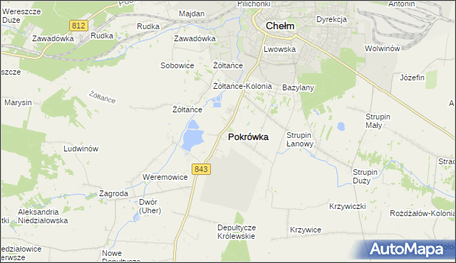 mapa Pokrówka, Pokrówka na mapie Targeo