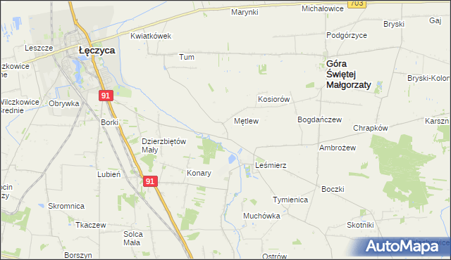 mapa Mierczyn, Mierczyn na mapie Targeo