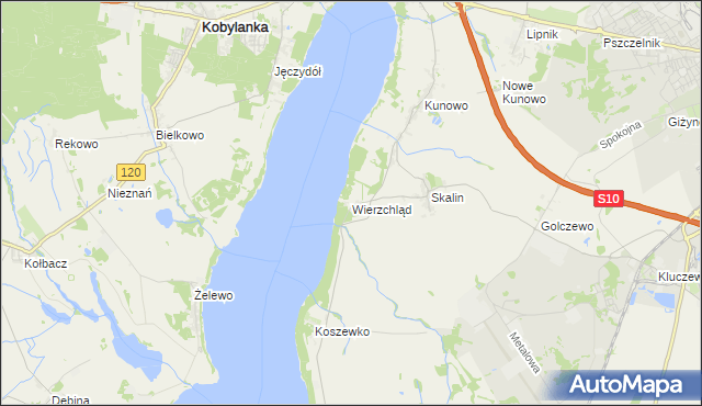 mapa Wierzchląd, Wierzchląd na mapie Targeo