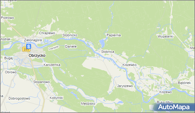 mapa Brączewo, Brączewo na mapie Targeo