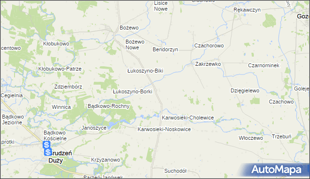 mapa Łukoszyn, Łukoszyn na mapie Targeo