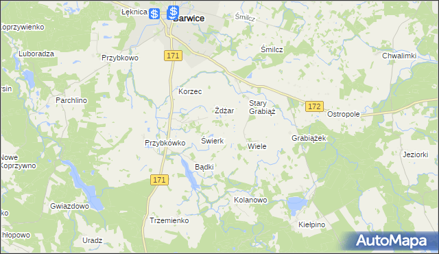 mapa Nowy Grabiąż, Nowy Grabiąż na mapie Targeo